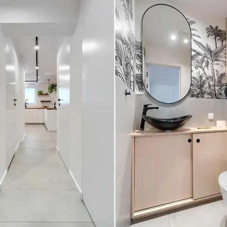 Seaside Retreat - 64m2, Parking, Workspace- By Rentujemy Appartamento Danzica